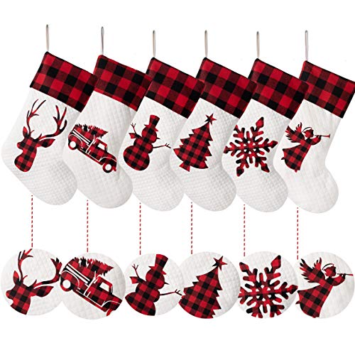 Holiday Christmas Stocking(20inch) Set of 6