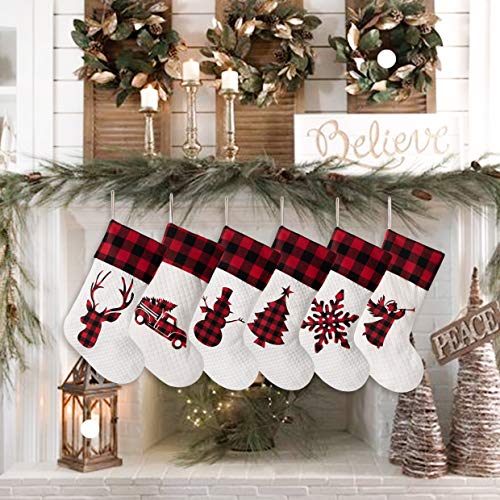 Holiday Christmas Stocking(20inch) Set of 6