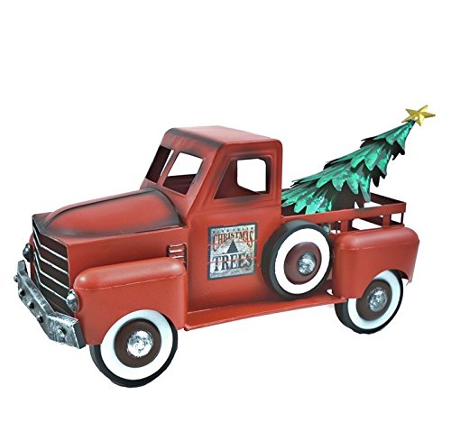 Holiday Truck with a removable Christmas Tree (Red)