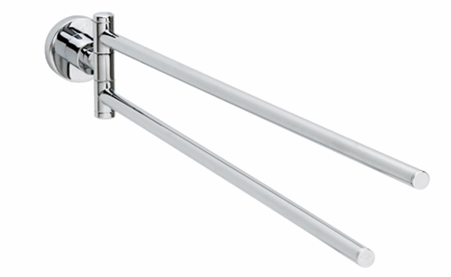 16" Twin Arm Hand Towel Bar