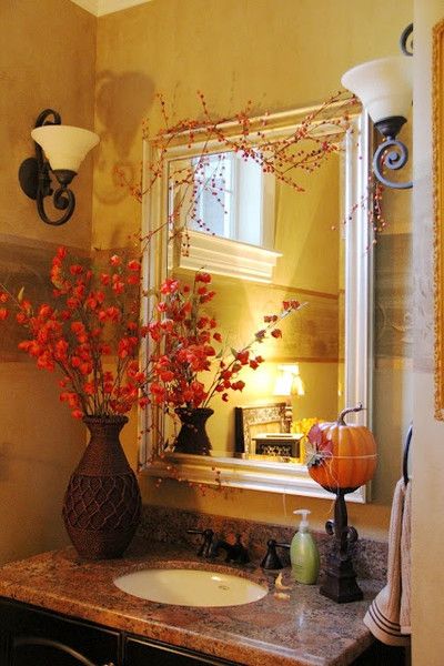Changing Seasons: Easy Autumn Bathroom Decor