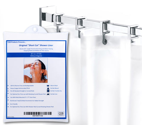  Mildew Resistant Shower Curtain Liners 