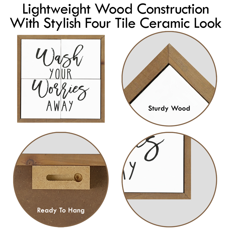 Wooden Wall or Shelf Decor