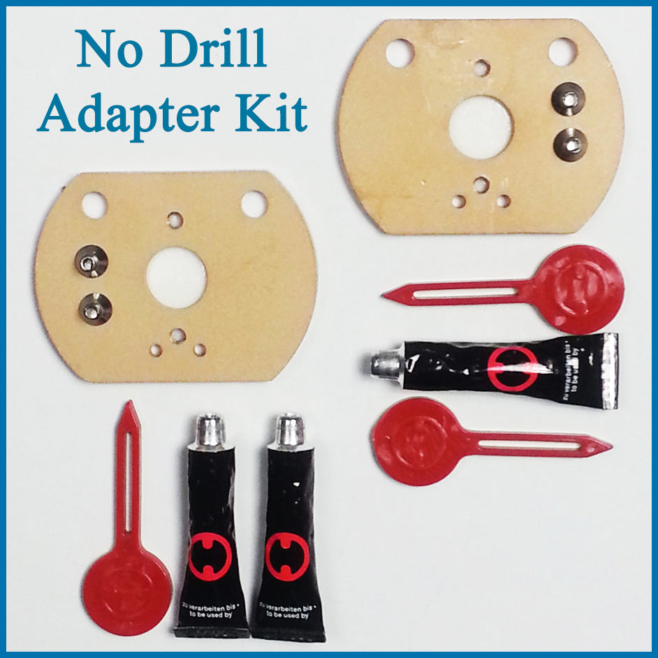 No-Drill Adapters for Hard Surfaces