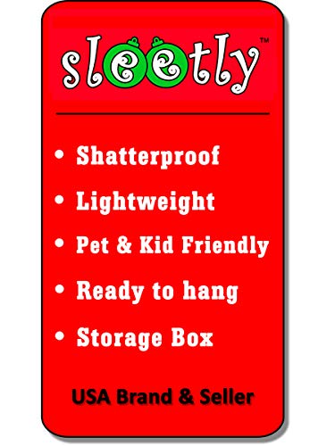 Sleetly Luxury White Ornaments, Snowball, 2.36 inch, Set of 54