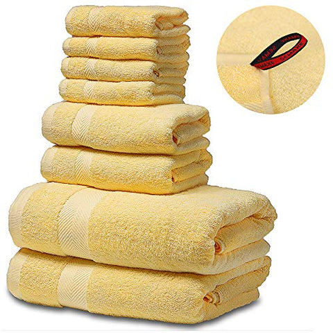 There are 2 reasons I love these towels.  First is that the colors are SOOO soft they could blend into any decor so don't look to these beauties for accents in your bath.  Secondly are the cool tabs for hanging and quicker drying.