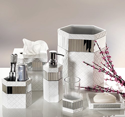 ...A Touch Of Elegance Quilted mirror collection combines timeless style with contemporary patterns to create an upscale look that will turn your bathroom’s decor from simple to sensational.