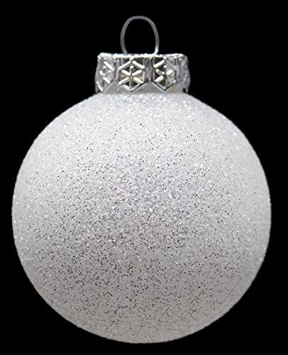 Sleetly Luxury White Ornaments, Snowball, 2.36 inch, Set of 54