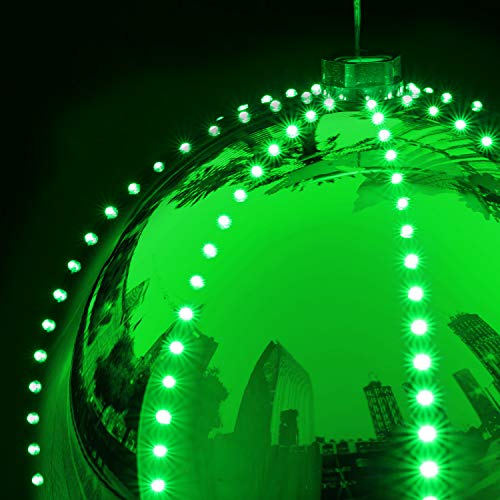 Holiday Hanging Christmas Ball Ornament with Chasing LED Lights